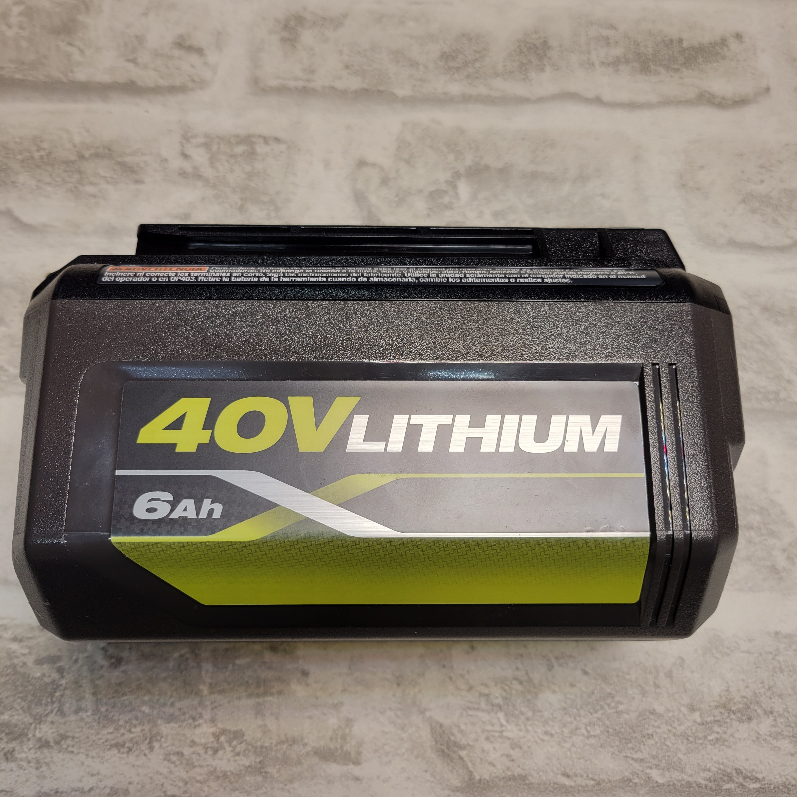 RYOBI OP40602 40V Lithium-Ion 6.0 Ah High Capacity Battery (7872275874030)
